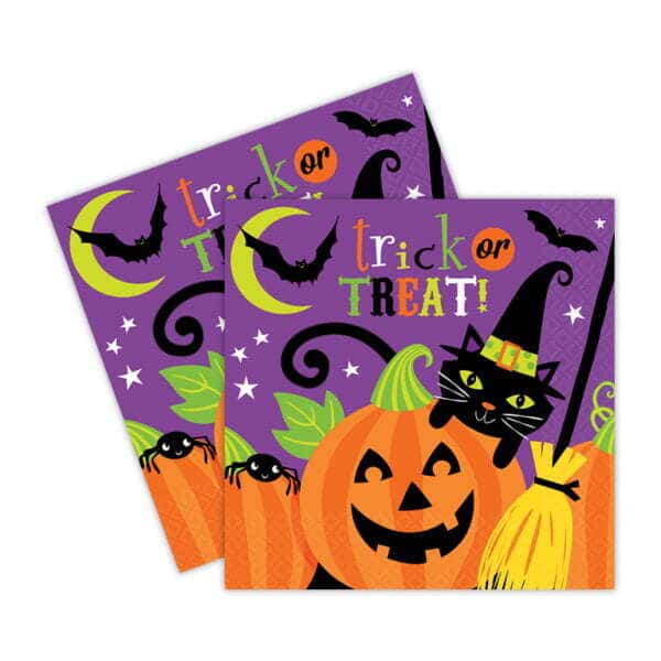 Tovaglioli Halloween Dolcetto o Scherzetto