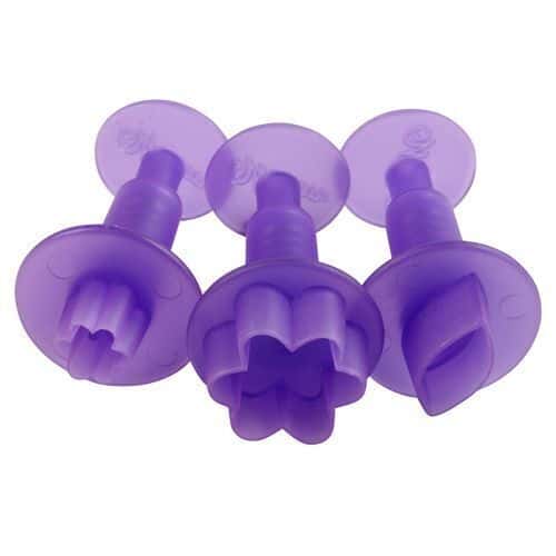 Wilton Stampini Mini per Fondant Fiore/Foglia Set 3