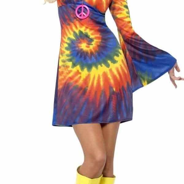 Costume da Donna Hippie Multcolore