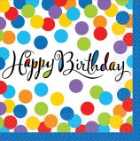 Tovagliolini Happy Birthday Confetti Bash