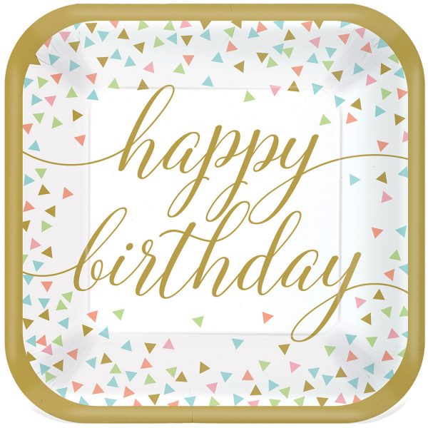 Piatti Happy Birthday Confetti Fun