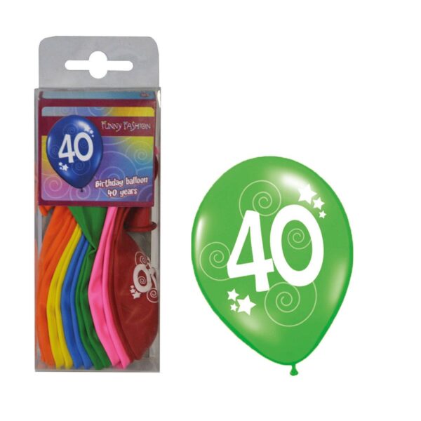Palloncini in Lattice con Numero 40