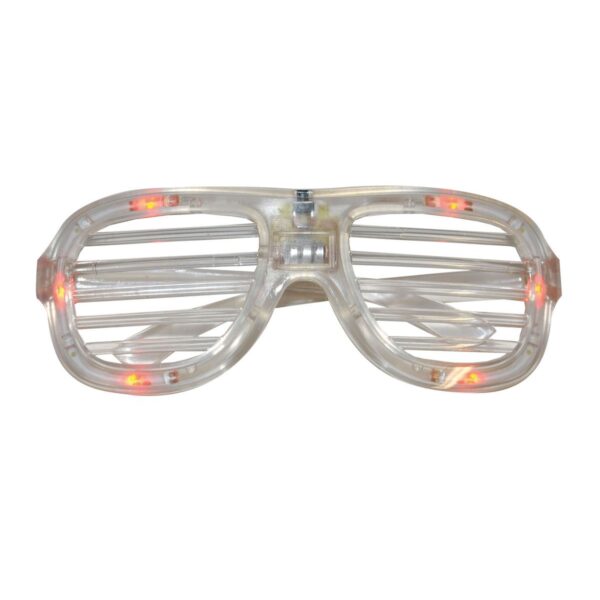 Occhiali Trasparenti Anni'80 con Luci Led