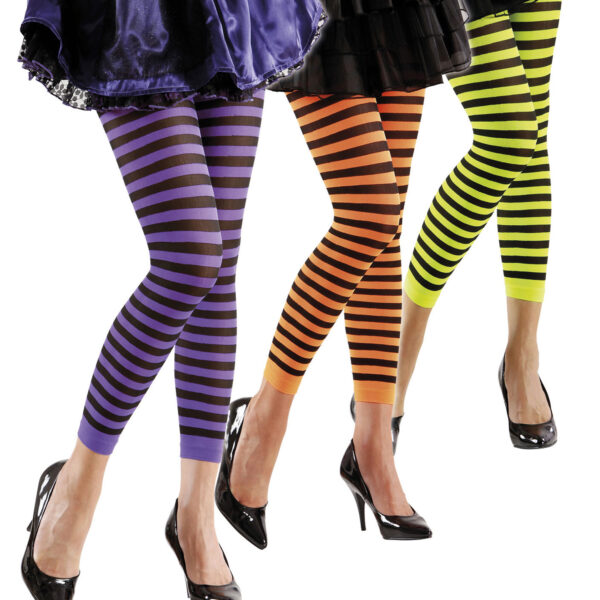 Leggings Rigati Colori Assortiti