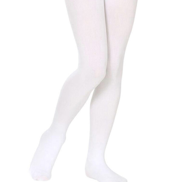Collant Bianco Opaco da Bambina