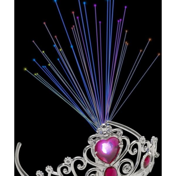 Coroncina Argento con Led da Principessa