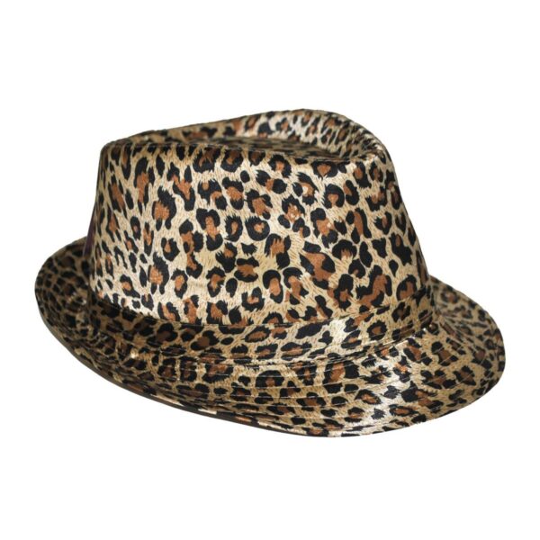 Cappello da Gangster Leopardato