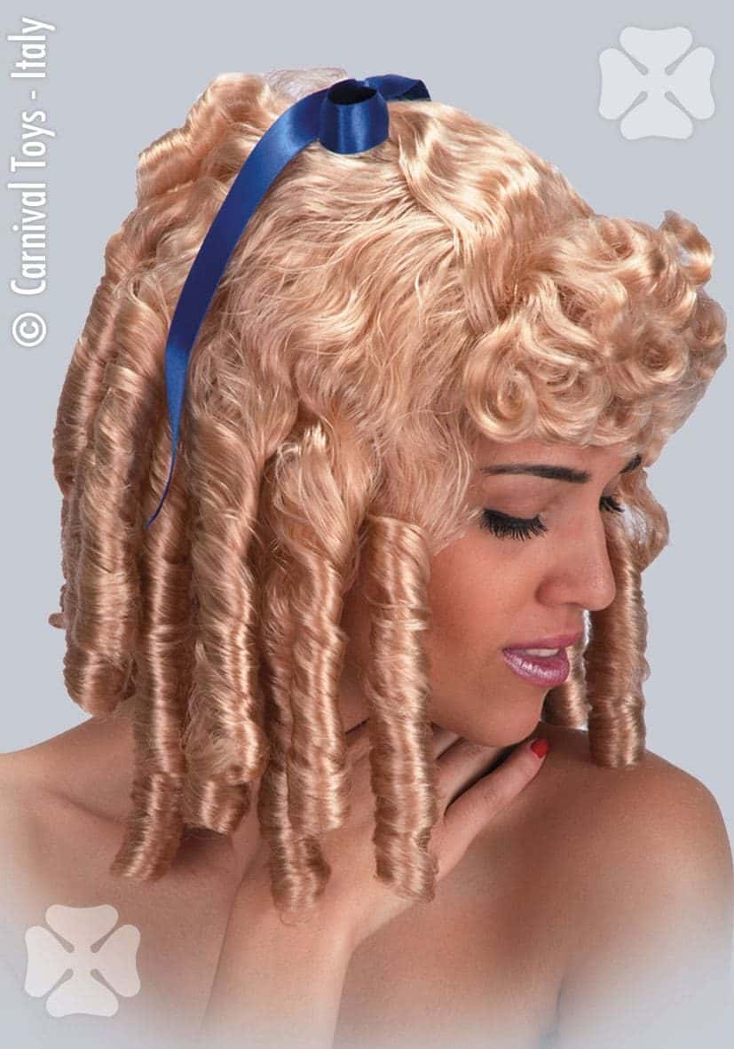 Parrucca Biondo Scuro con Boccoli