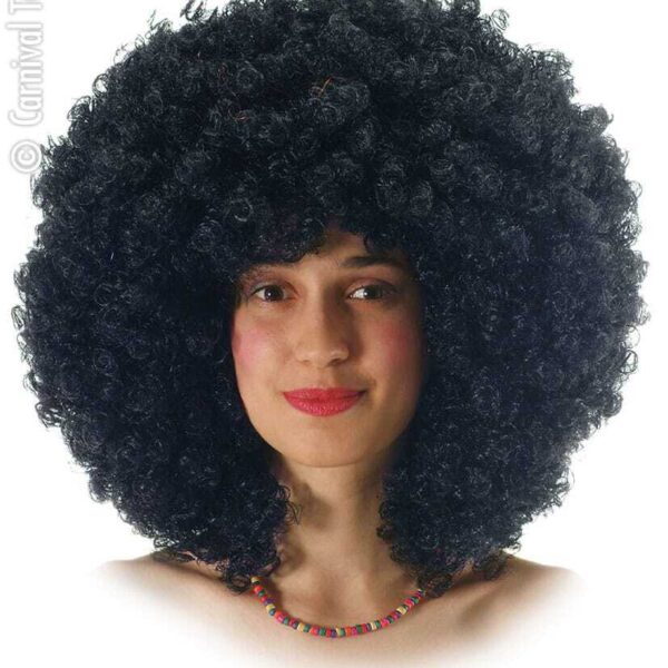 Parrucca Afro da Clown Nera