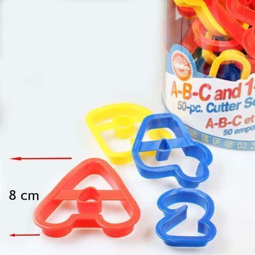 Wilton Stampini A-B-C e 1-2-3 Set 50