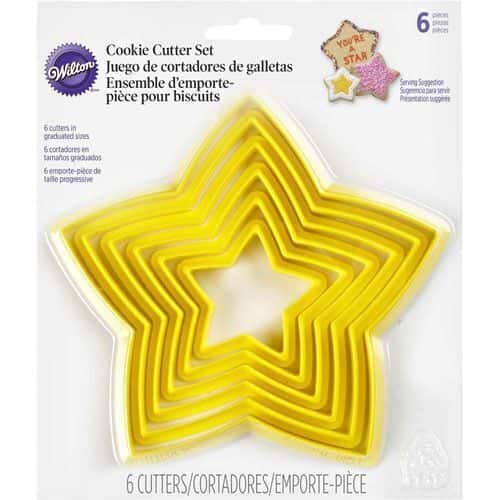 Wilton Stampini Stella Perimetro Diverse Misure Set 6