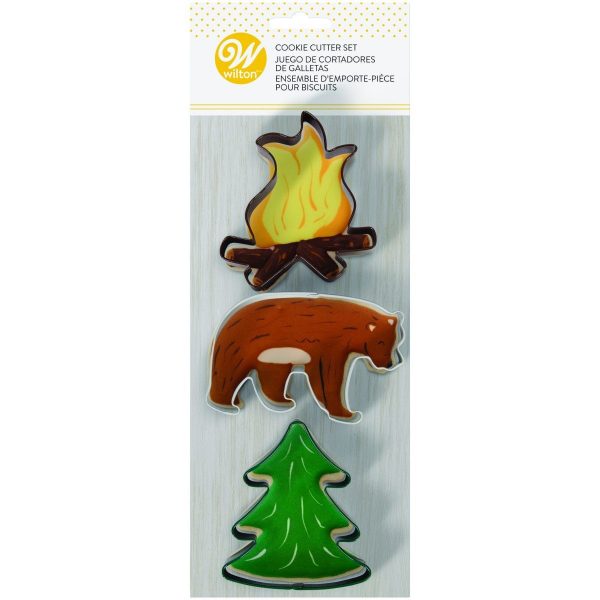 Wilton Cookie Cutters Fuoco / Orso / Albero Set 3