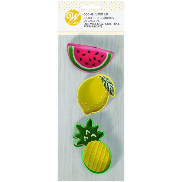 Wilton Cookie Cutters Ananas / Anguria / Limone / Set 3