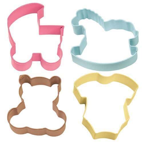 Wilton Stampini Biscotti Tema Neonato Set 4