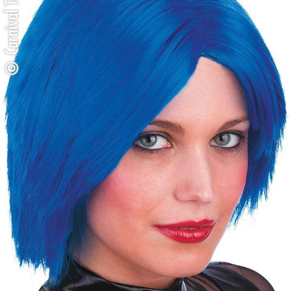 Parrucca Caschetto Blu Little Girl