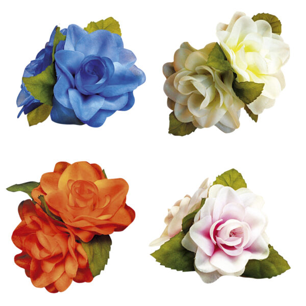 Molletta per Capelli con Rose Colori Assortiti