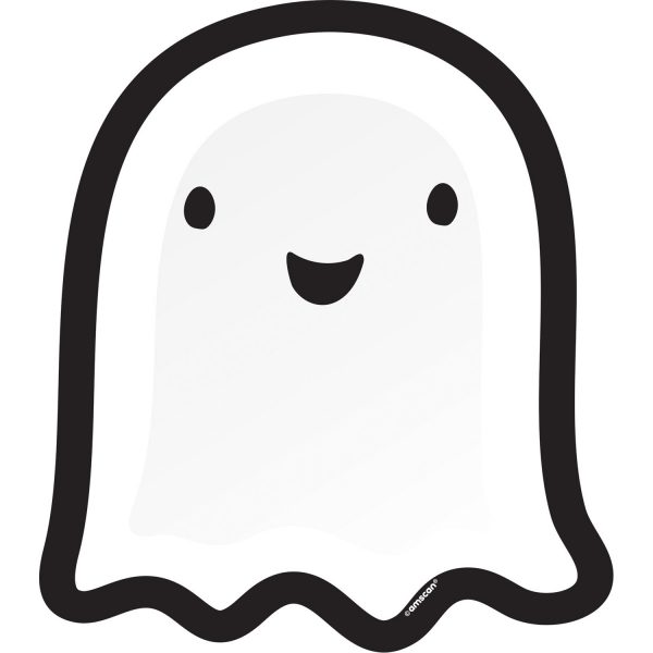 Piatti in Plastica Fantasma Bianco