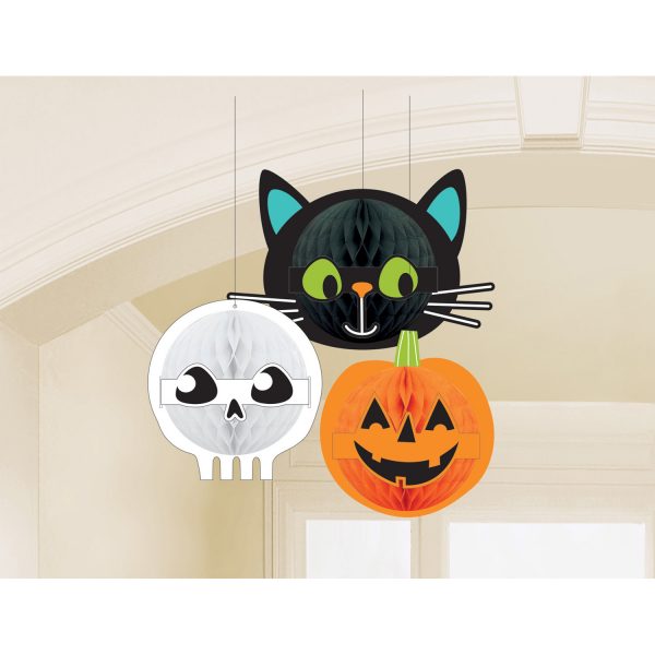 Pendenti Sagomati Gatto Nero, Zucca, Teschio