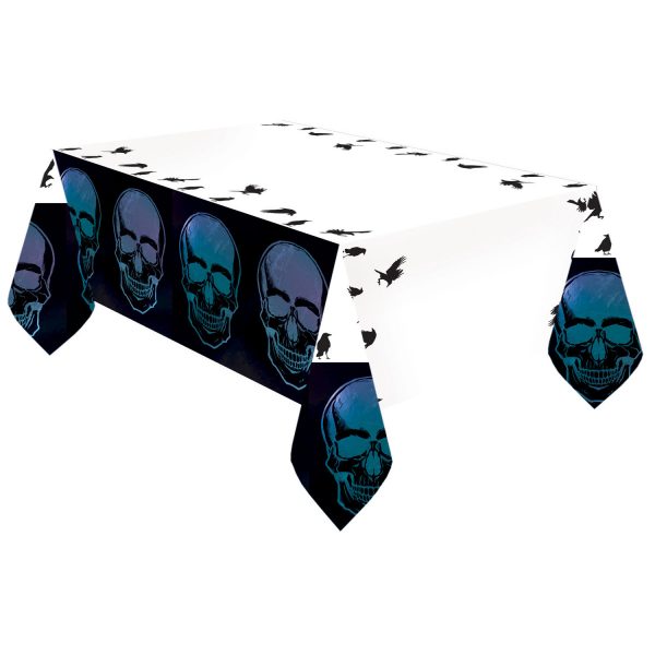Tovaglioli Halloween Corvo e Teschio Nero