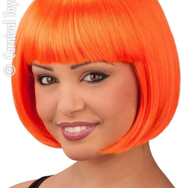 Parrucca a Caschetto Lovely Arancione Fluorescente