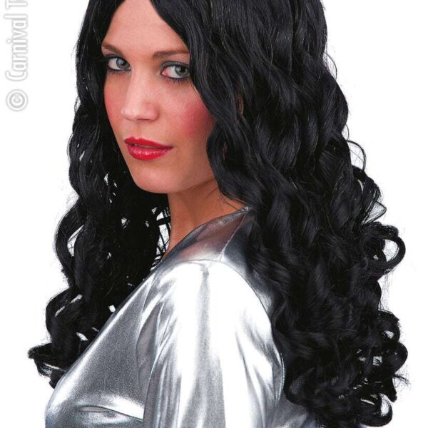 Parrucca da Uma Thurman Nera