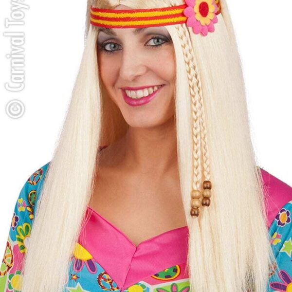 Parrucca Hippie Bionda
