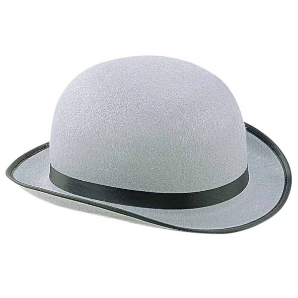Cappello a Bombetta Grigia in feltro