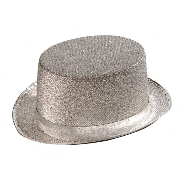 Cilindro in Lurex Argentato