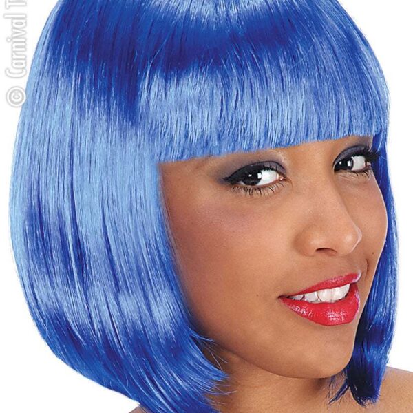 Parrucca da Pin Up a Caschetto Blu