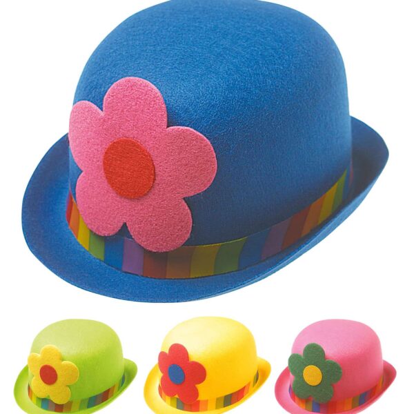 Cappello Bombetta con Fiore