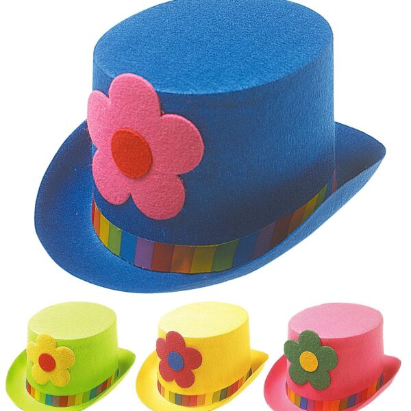 Cappello Cilindro con Fiori