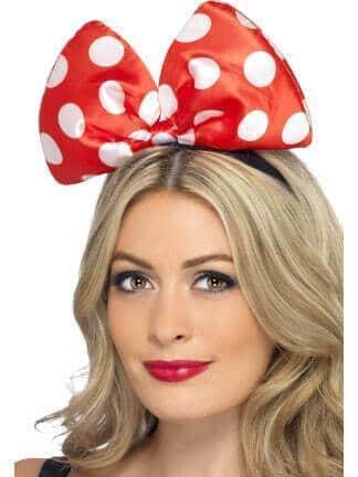 Cerchietto Con Fiocco a Pois