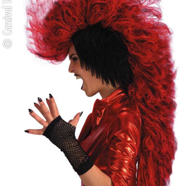 Parrucca Super Punk Rossa