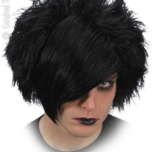 Parrucca Nera da Emo