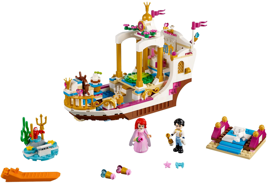 Lego Disney Princess La barca della festa reale di Ariel