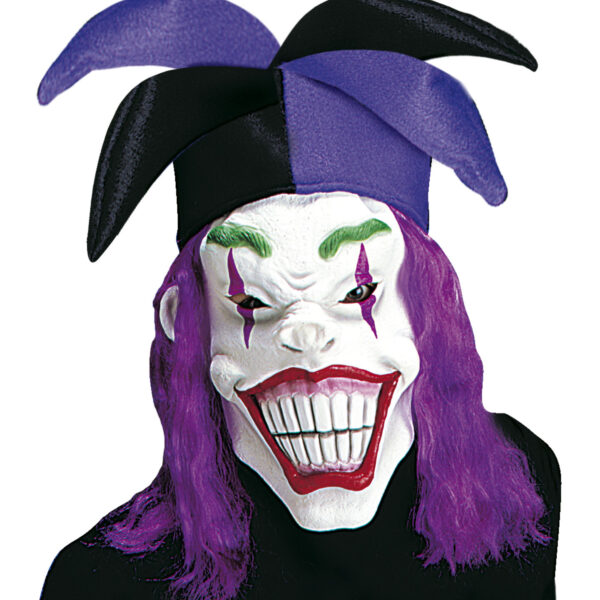 Maschera da Jocker con Parrucca