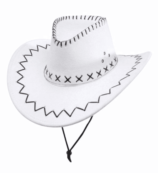 Cappello da Cowboy Bianco