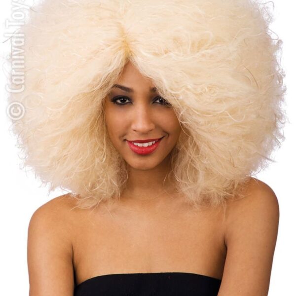 Parrucca Afro Mega Bionda
