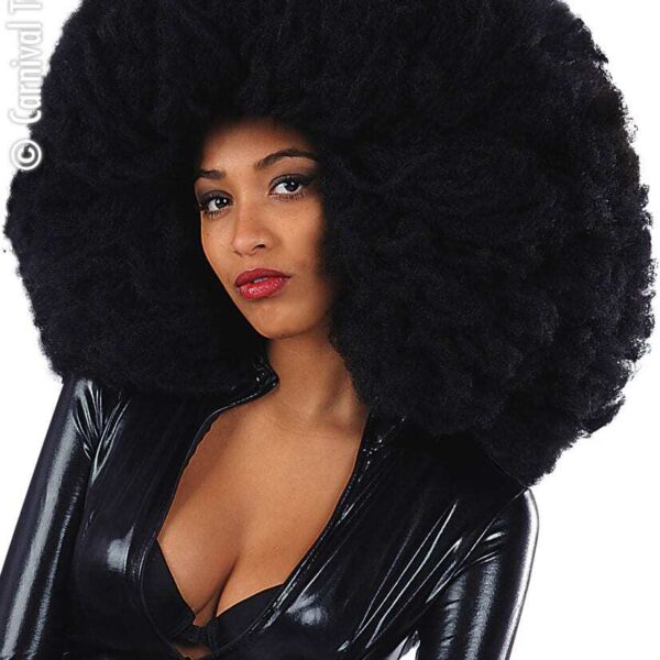Parrucca Super Afro Nera