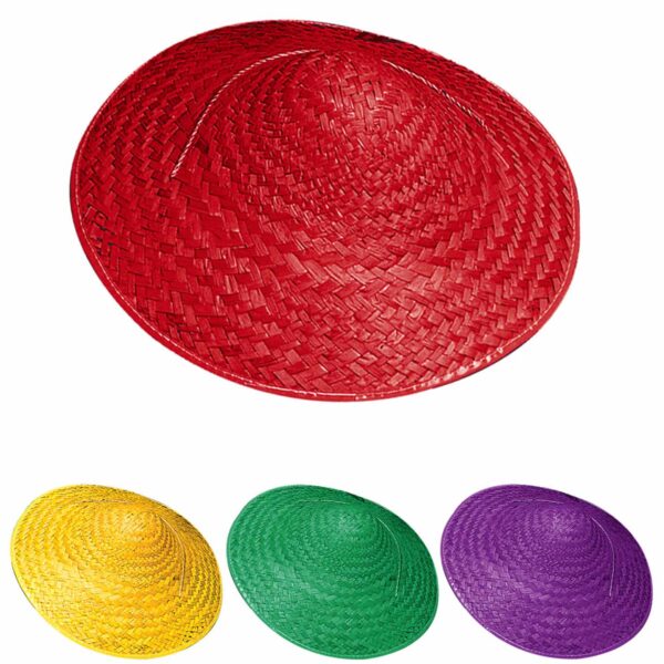 Cappello in Paglia Hawaiano colori Assortiti