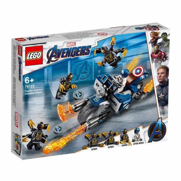 Lego Marvel Avenger Captain America: attacco degli Outrider