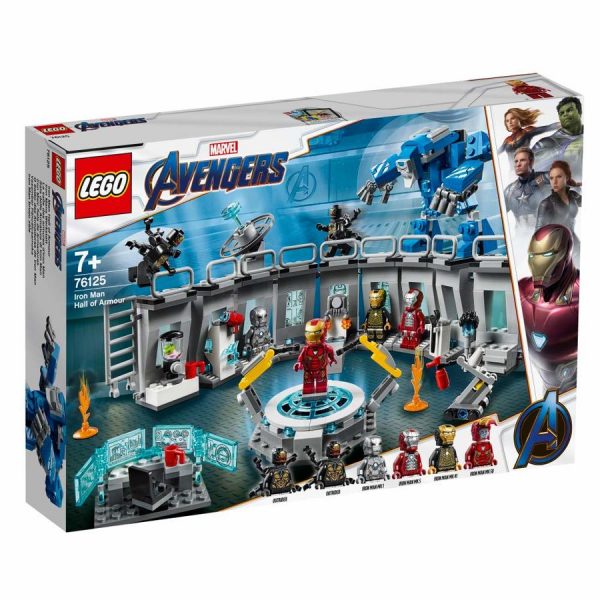 Lego Marvel Avenger Sala delle Armature di Iron Man