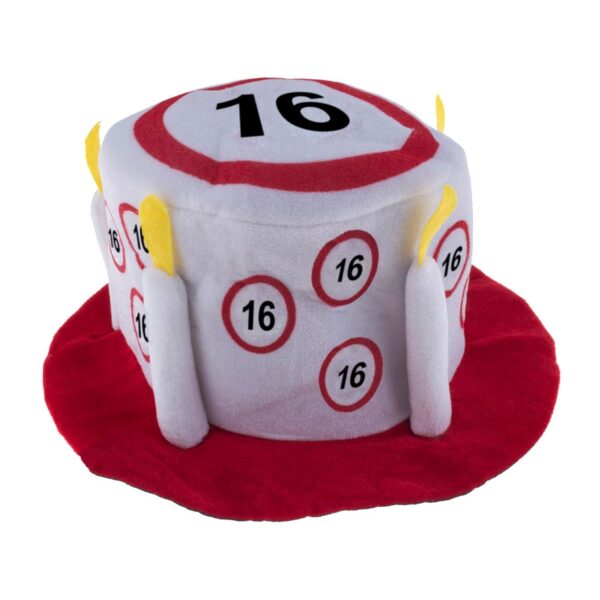 Cappello Compleanno con Numero 16