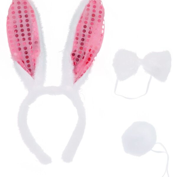 Set da Coniglietta con Paillettes