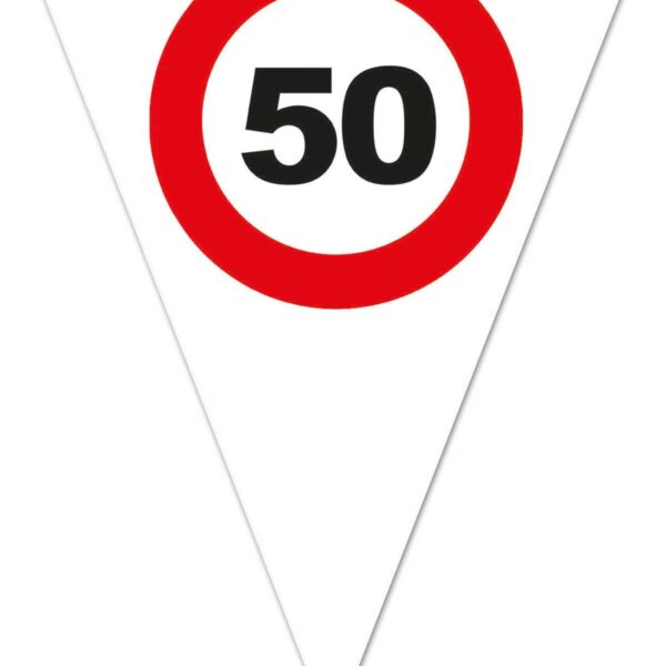 Festone Bandierina Numero Limite 50