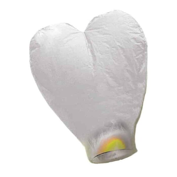 Lanterna dei Cieli Cuore Bianco