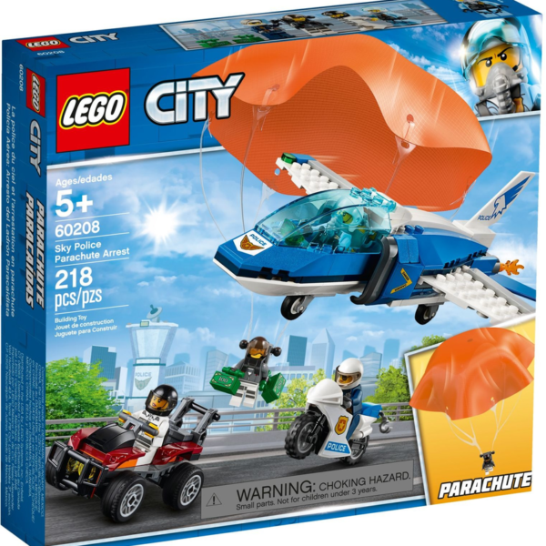 Lego City Arresto con il Paracadute della Polizia Aerea
