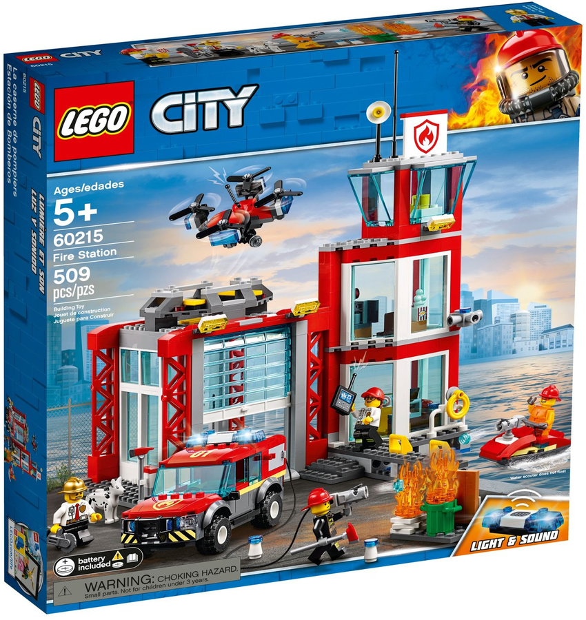 Lego City Caserma dei Pompieri - Fantaparty.it