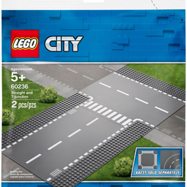 Lego City Basi Rettilineo e incrocio a T