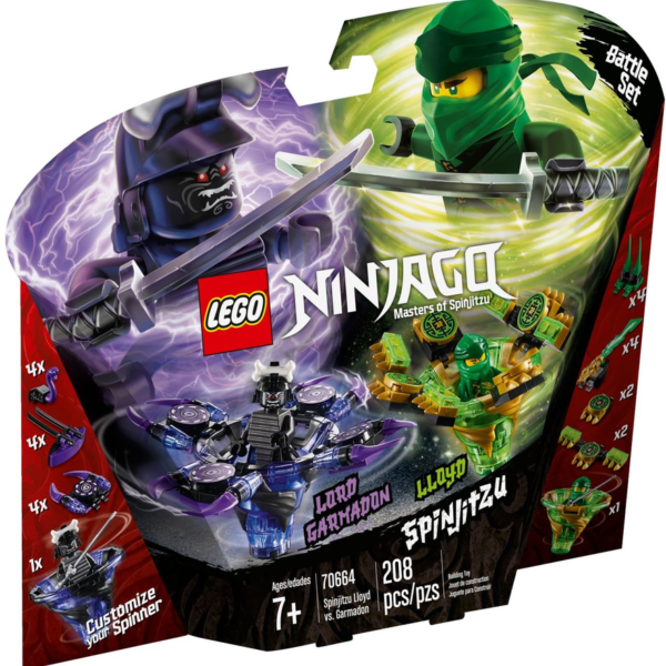 Lego Ninjago Lloyd contro Garmadon Spinjitzu